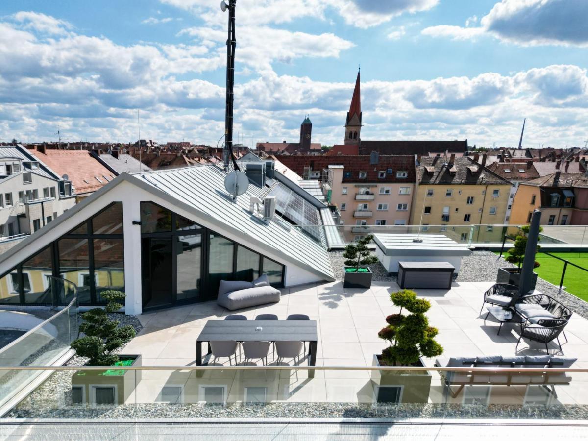 The Penthouse At Eco Smart Apartments Nürnberg Dış mekan fotoğraf
